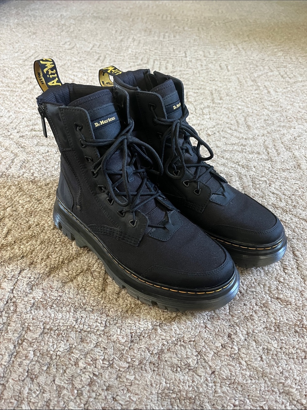 Dr Martens TARIK ZIP POLY & LEATHER UTILITY BOOTS